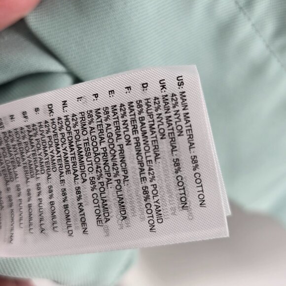 Adidas Green Tint Zip Up Collared Jacket Utility Pockets Streetwear Mint Medium - Picture 8 of 9